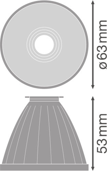 Ledvance Tracklight Spot Reflector D75 Sp LED Schienenstrahler 4058075113800