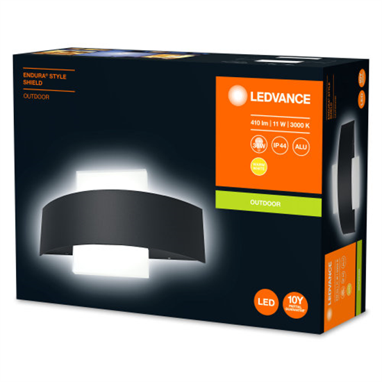 Ledvance Endura Style Shield Sq 11W LED Wandleuchte IP44 4058075205314