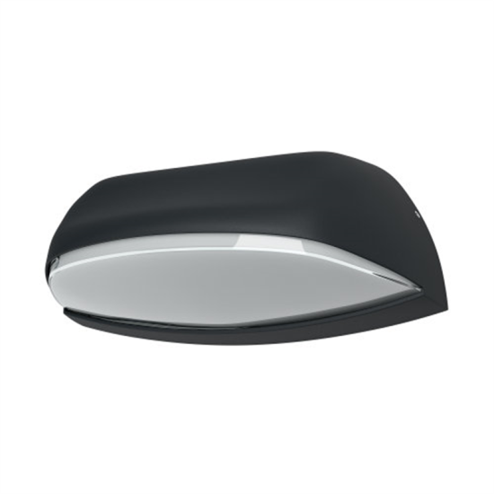 Ledvance Endura Style Wide 12W LED Wandleuchte IP44 witterungsfest schwarz 4058075214019