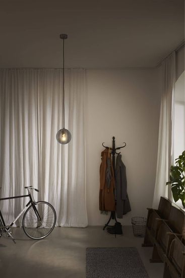 LEDVANCE Vintage 1906 Bubble Pendelleuchte Rauchgrau Glass E27 4058075217409