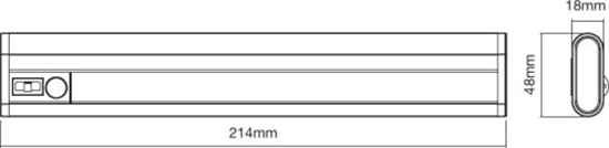 Ledvance Linear LED Mobile Battery 200 Batterie-Leuchte Schrankleuchte 4058075226838