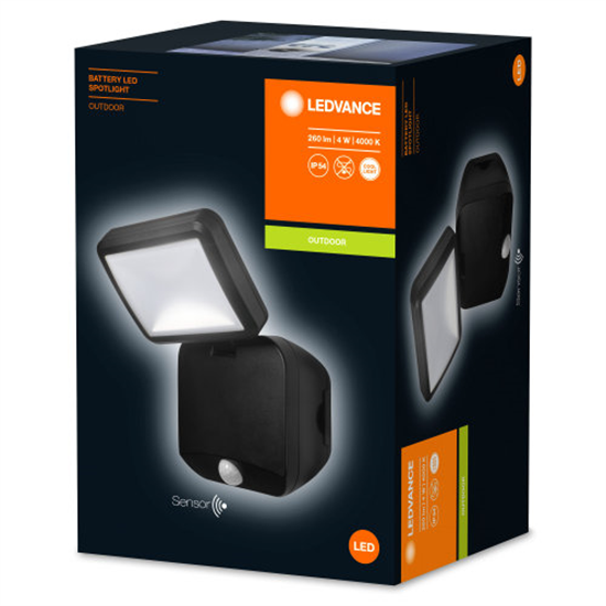 Ledvance Battery LED Spotlight Single Schwarz