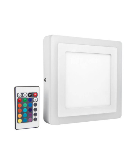 LEDVANCE Anbauleuchte LED COLOR +WHITE SQ 200 mm 19W 4058075227576