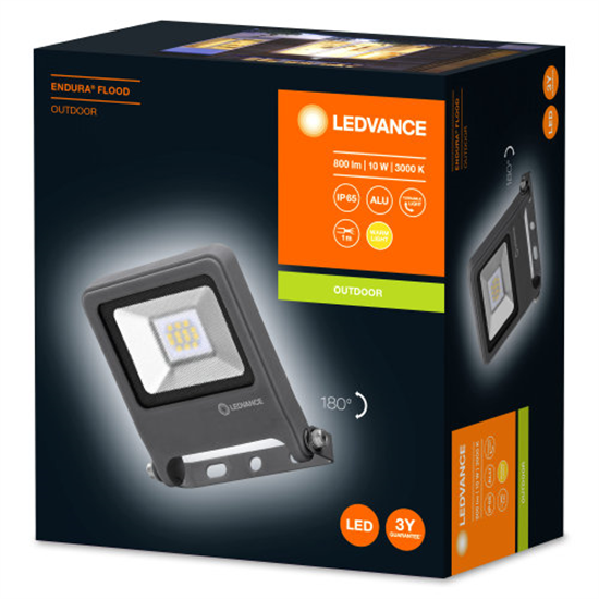 Ledvance LED Fluter Endura Warm Weiss 10W 3000K Floodlight 120° 4058075237926