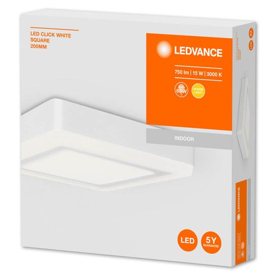 LEDVANCE Anbauleuchte LED CLICKWhite SQ 200 mm 15W 4058075260535