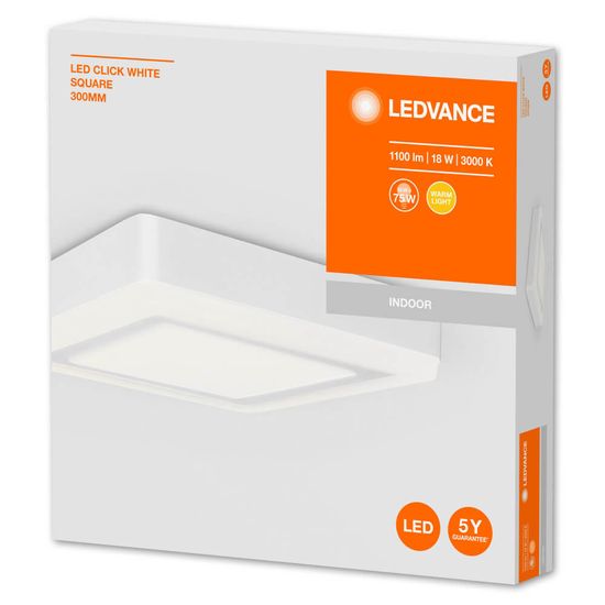 LEDVANCE Anbauleuchte LED CLICKWhite SQ 300 mm 18W 4058075260573