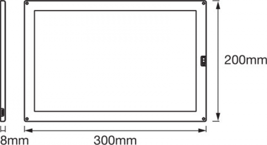 Ledvance Cabinet LED Panel 300X200 Two Light Dimmbar