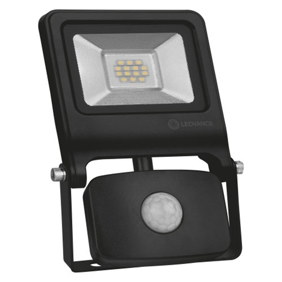 Ledvance FLOODLIGHT VALUE Sensor 10W 4000K IP44 schwarz LED Strahler + Bewegungsmelder