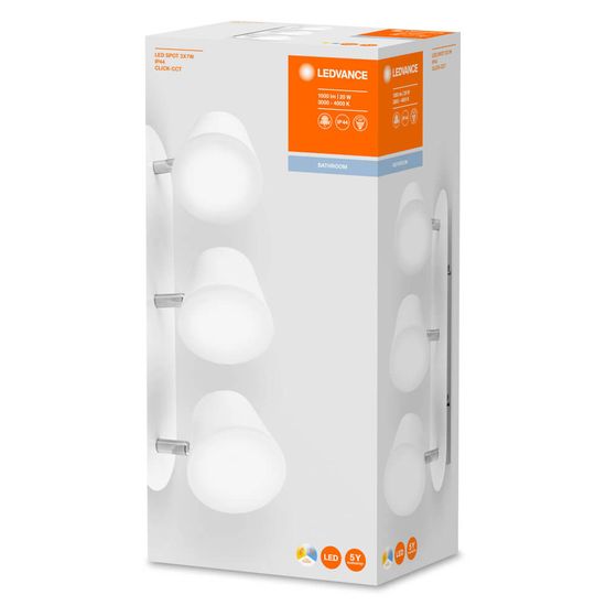 LEDVANCE LED SPOT IP44 3X7W 3000/4000K 4058075399594