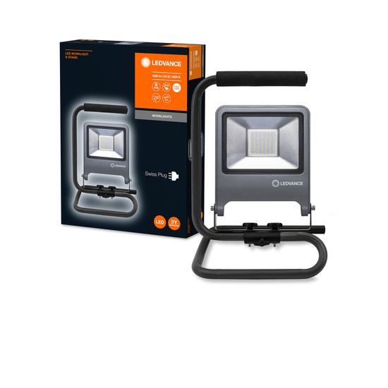 LEDVANCE LED Aussen-Strahler WORKLIGHTS S-STAND 50 W 4000 K Neutralweiss 4058075403314