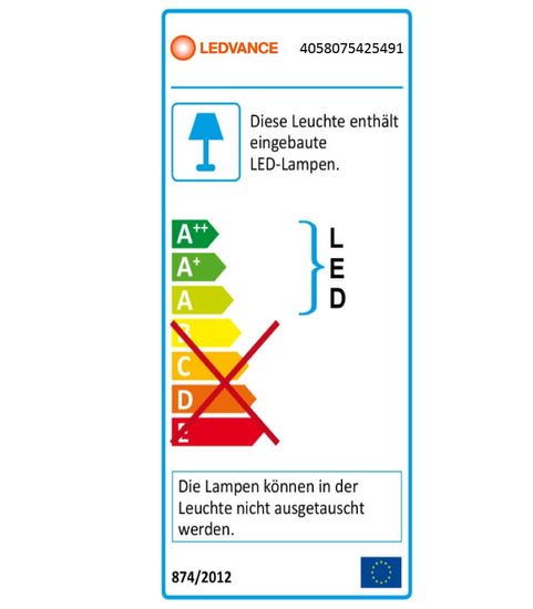 LEDVANCE LED Straßenleuchte ECO CLASS Arealighting Gen2 60W 4000K