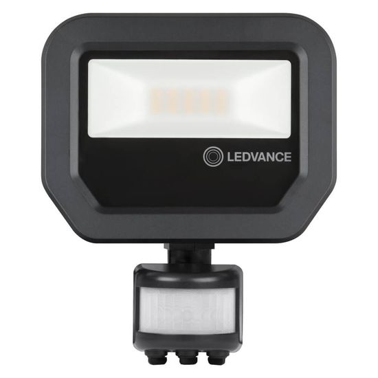 LEDVANCE LED Fluter Floodlight Sensor 10W 3000K symmetrisch 100 S schwarz