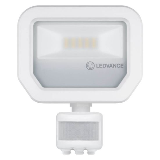 LEDVANCE LED Fluter Floodlight Sensor 10W 3000K symmetrisch 100 S weiss