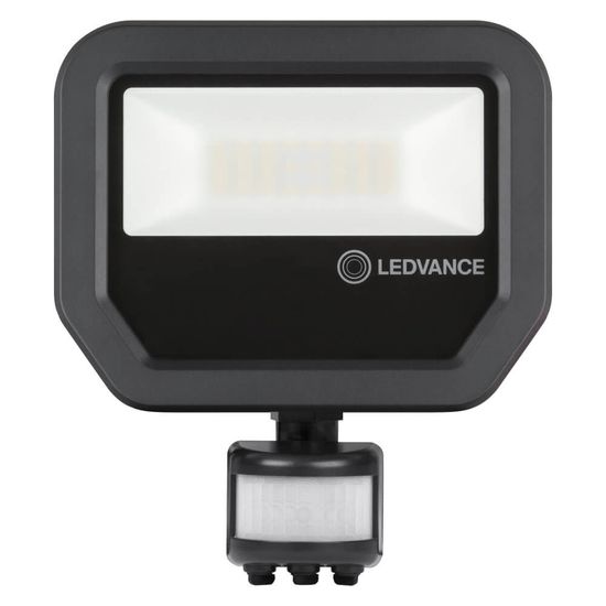 LEDVANCE LED Fluter Floodlight Sensor 20W 4000K symmetrisch 100 S schwarz