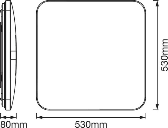 LEDVANCE Anbauleuchte ORBIS CLICK Sensor 530 60W 4058075472839