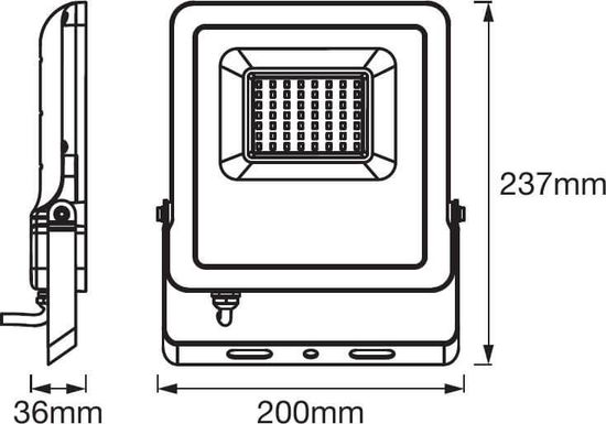 LEDVANCE LED Gartenleuchte SMART+ dimmbar 50 W Appsteuerung