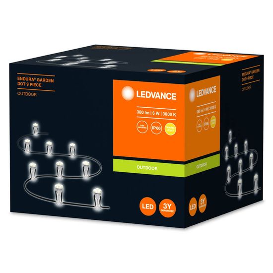 LEDVANCE LED Außenleuchte ENDURA GARDEN DOT 9 Dot 6W 4058075478411