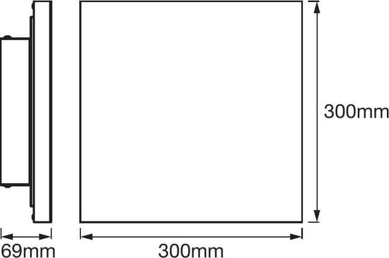 LEDVANCE LED Panel PLANON SMART+ Tunable White 30x30cm Appsteuerung
