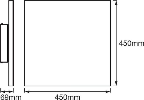 LEDVANCE LED Panel PLANON SMART+ Tunable White 45x45cm Appsteuerung