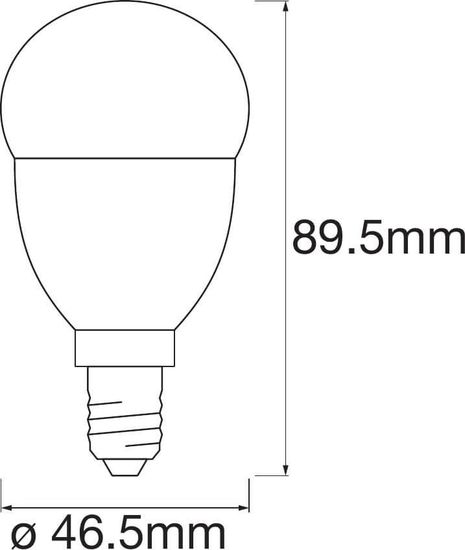 LEDVANCE LED Lampe SMART+ Mini dimmbar 40 5W warmweiss E14