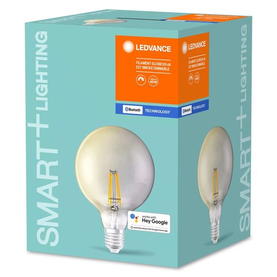 LEDVANCE LED Lampe SMART+ Filament Globe dimmbar 6W warmweiss E27 Bluetooth
