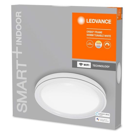 LEDVANCE LED Leuchte ORBIS SMART+ Tunable White Frame 500 weiss Appsteuerung