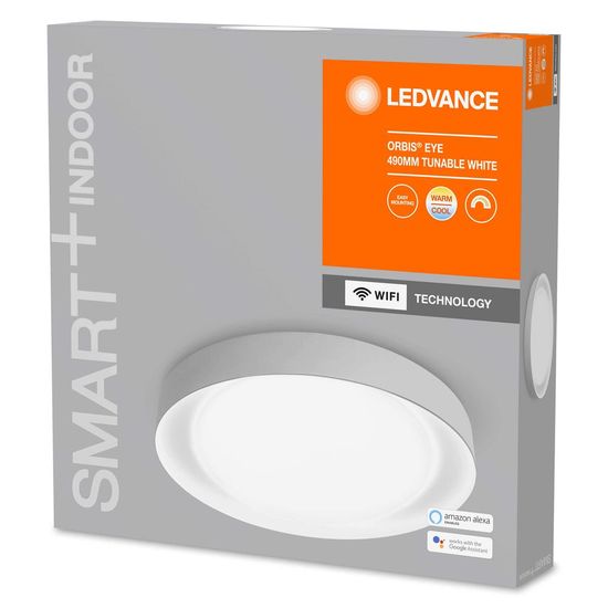 LEDVANCE LED Leuchte ORBIS SMART+ Tunable White Eye 490 grau Appsteuerung