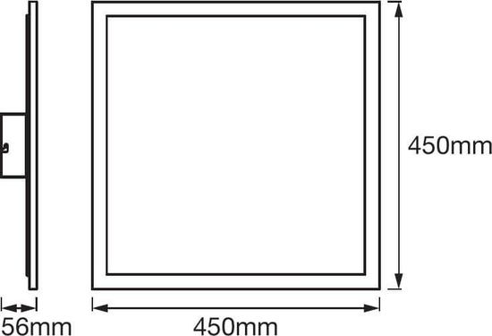 LEDVANCE LED Panel SMART+ PLANON Plus Tunable White 45x45cm Appsteuerung