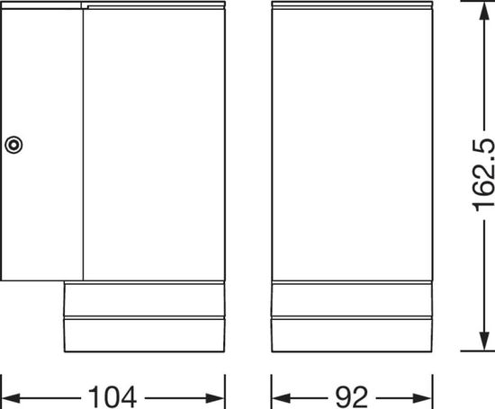 LEDVANCE Außenleuchte ENDURA BEAM GAP wall down GU10 4058075554511
