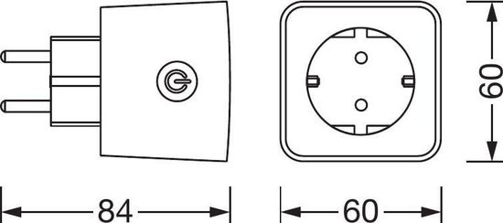 LEDVANCE SMART+ NIGHTLIGHT Plug EU 4058075570955
