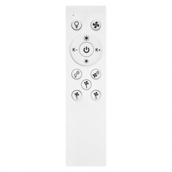 LEDVANCE SMART+ CEILING FAN LED Deckenleuchte mit Ventilator Round 74W Tunable White dimmbar + Fernbedienung 4058075572553