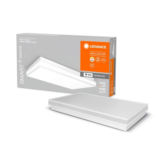 LEDVANCE SMART+ Orbis Magnet LED Deckenleuchte, Wandleuchte 60x30cm 42W Tunable White 4058075572713