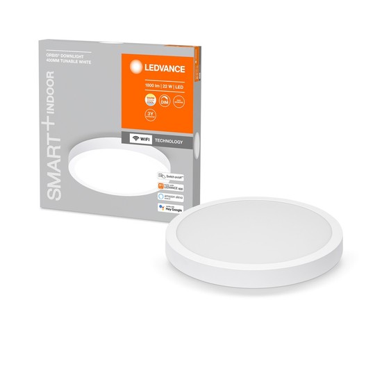 LEDVANCE SMART+ Orbis Downlight LED Deckenleuchte 40cm 22W Tunable White dimmbar 4058075572935