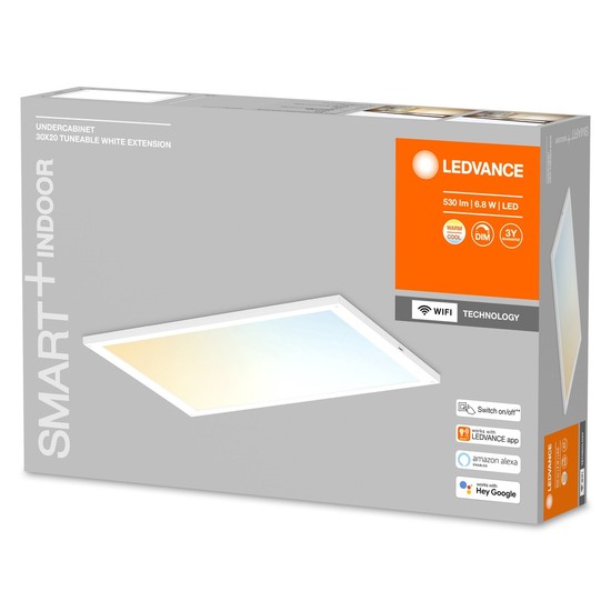 LEDVANCE SMART+ Superflache LED Unterbauleuchte 30x20cm Erweiterung 6,80W Tunable White dimmbar