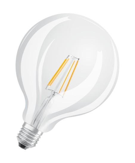 OSRAM LED Globe Lampe Superstar Plus G120 E27 Filament 11W 1521lm warmweiss 2700K dimmbar 90Ra wie 100W