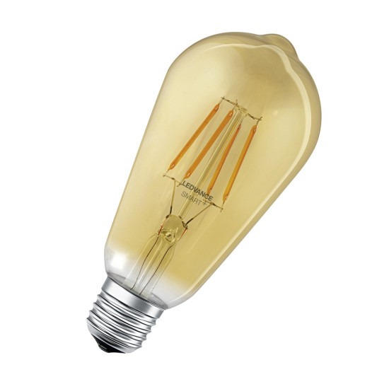 LEDVANCE SMART+ extrawarme LED Design-Lampe WLAN E27 Filament 6W 680lm warmweiss 2400K dimmbar wie 53W 4058075610545