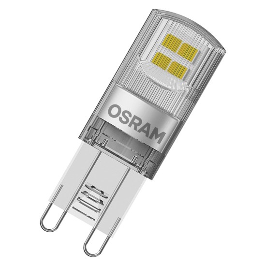 OSRAM LED Lampe Pin-Stecker Parathom G9 GU9 1,9W 200lm warmweiss 2700K wie 20W