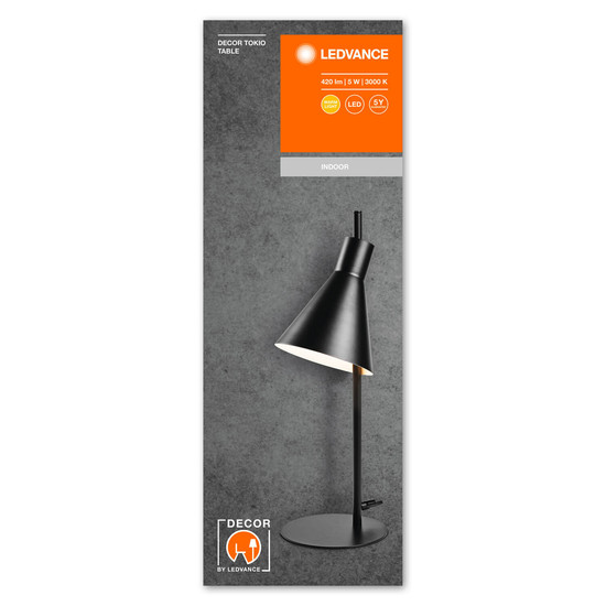 LEDVANCE LED Tischleuchte Decor Tokio Table Warmweiss 4058075757042