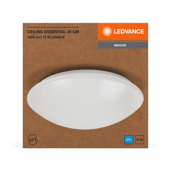 LEDVANCE Ceiling Essential ⌀25cm 13W 960lm Tageslichtweiss 6500K 4058075762510
