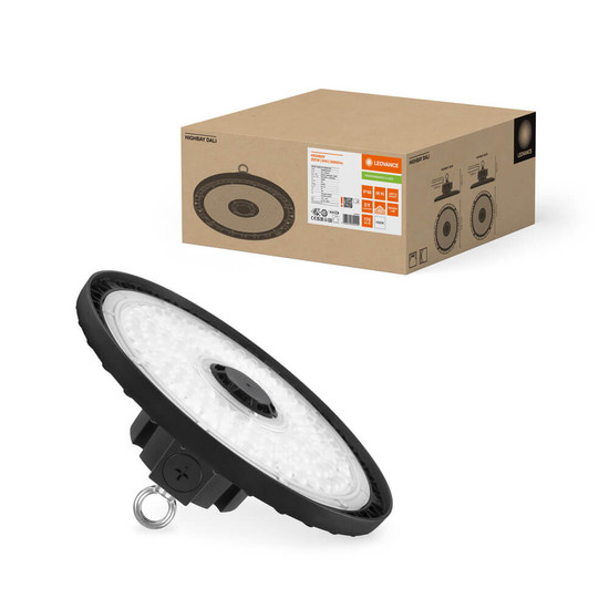LEDVANCE LED Hallenleuchte Highbay DALI P ⌀32cm 200W 35200lm Neutralweiss 4000K IP66 dimmbar 4058075844445