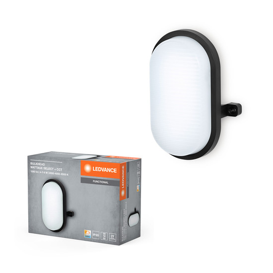 LEDVANCE LED Aussenleuchte Bulkhead CCT CCT Black Warm weiß,Kalt weiß,Kaltes Tageslicht 4058075845541