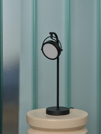 OSRAM Tischleuchte Decor Puck Table 11W 930 Black Warm weiß 4058075846463