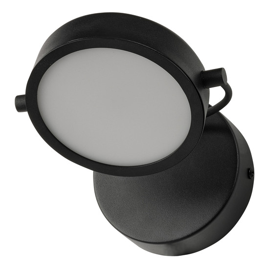 OSRAM LED Wandleuchte Decor Puck Wall 11W 930 Black Warm weiß 4058075846500