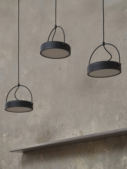 OSRAM LED Pendelleuchte Decor Puck 3XPendant LN 36W 930 Black 4058075846562