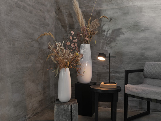 OSRAM LED Tischleuchte Decor Kyoto Table 12W 930 TOUCH DIM Black Dimmbar 4058075846647