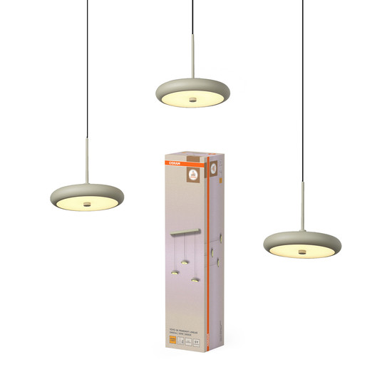 OSRAM LED Pendelleuchte Decor Yoyo Pendant 3XPendant LN 18W 830 Beige Warm weiß 4058075847002