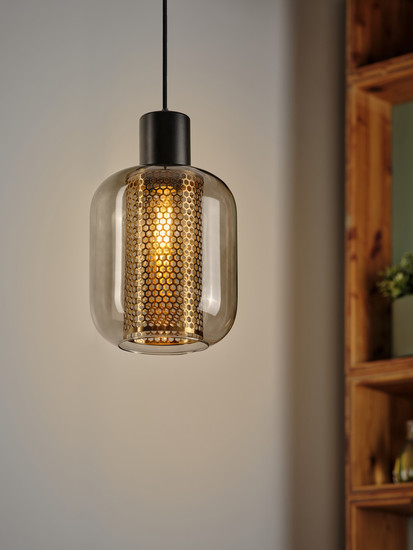 OSRAM Pendelleuchte Decor Firefly Pendant E27 Black 4058075847088