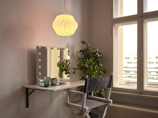 OSRAM Pendelleuchte Decor Paper Lantern Gem Pendant E27 White 4058075847163