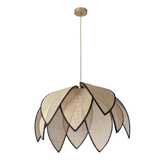 OSRAM Pendelleuchte Decor Rattan Lotus Pendant 670 E27 Brown 4058075847224