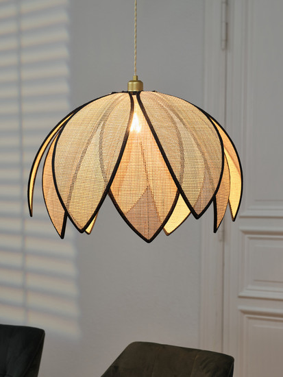 OSRAM Pendelleuchte Decor Rattan Lotus Pendant 670 E27 Brown 4058075847224